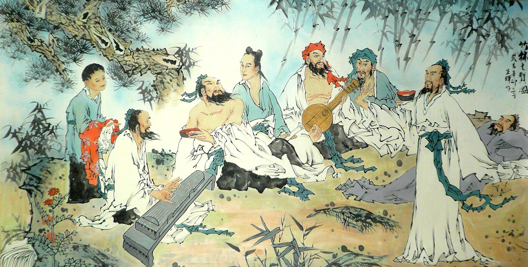 竹林七贤图