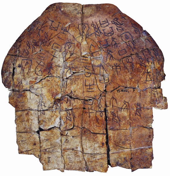 商代甲骨卜辞实物